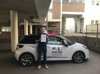 Congratulations to Charley Kimber who passed 1st time in Cambridge on the 12-6-18 after taking driving lessons with MR.L Driving School.