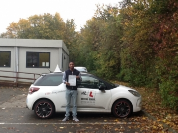 Congratulations to Andrew from Newmarket Having failed previously using another driving school Andrew passed on the 1st time of asking with MR L Driving School Andrew passed in Cambridge on the 2-11-15