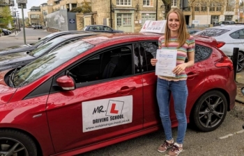 Congratulations to Iona who passed in Cambridge on the 16-4-19 after taking driving lessons with MR.L Driving School.
