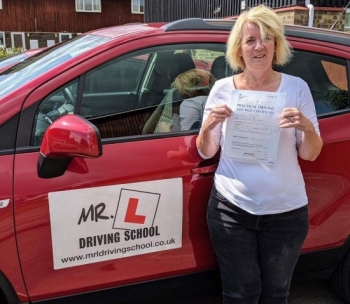 Congratulations to Janet Gibeau from Newmarket, who passed 1st time with only 1 driver fault on 13-8-19 in Cambridge after taking driving lessons with MR.L Driving School.
