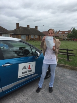 Congratulations to Theresa from Littleport who passed her driving test in Cambridge on the 5-6-17 after taking driving lessons with MRL Driving School