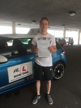 Congratulations to Bradly Pettitt from Newmarket who passed 1st time in Cambridge with just 2 minor faults on the 6-7-17 after taking driving lessons with MRL Driving School