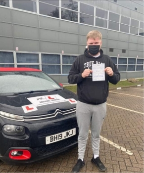 Congratulations to Ben Mitchum who passed his extended driving test in Cambridge on the 2-3-22 after taking driving lessons with MR.L Driving School.