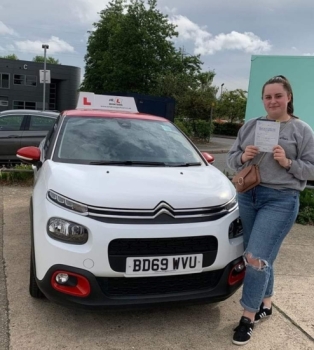 Congratulations to Aneta Bairamova who passed her driving test in Cambridge on the 23-5-22 after taking driving lessons with MR.L Driving School. <br />
<br />
Aneta contacted us after failing 4 previous driving tests so we are chuffed to say she passed her 5th.