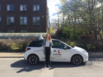 Congratulations to Renee from Ely who passed 1st time in Cambridge on the 3-5-16 after taking driving lessons with MRL Driving School