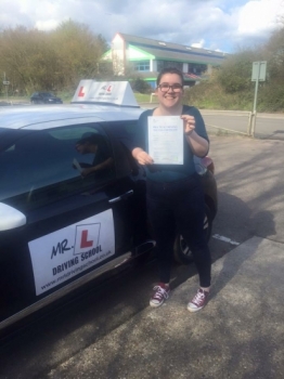 Congratulations to Mia Turner from Ely who passed in Cambridge on the 30-3-16 after taking driving lessons with MRL Driving School