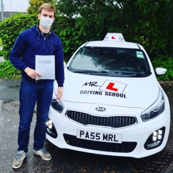 Congratulations to Izaak Vaughan from Burwell who passed on the 21-10-20 in Cambridge after taking driving lessons with MR.L Driving School.