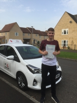 Congratulations to Ziggy Paulikas from Ely who passed 1st time in Cambridge on the 16-10-17 after taking driving lessons with MRL Driving School