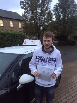 Congratulations to Ben Chapman from Ramsey who passed on the 24-11-15 in Peterborough after taking driving lessons with MRL Driving School