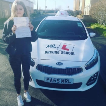 Congratulations to Olivia from Cambridge who passed on the 17-2-20 with just 1 driving fault after taking driving lessons with #mrldrivingschool