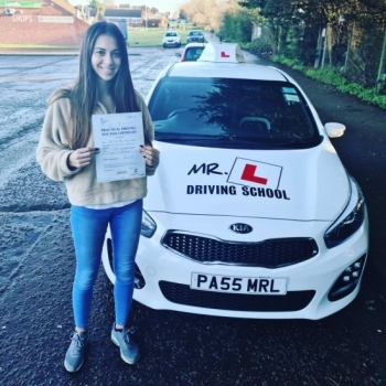 Congratulations to Jenny Pearce from Newmarket who passed her driving test 1st time in Cambridge on the 17-12-20 after taking driving lessons with MR.L Driving School.