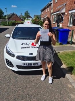 Congratulations to Rachel Phoenix from Newmarket who passed in Cambridge on the 14-6-21 after taking driving lessons with MR.L Driving School.<br />
<br />
Having been unsuccessful in the past we are happy to say it was a 1st time pass with us.