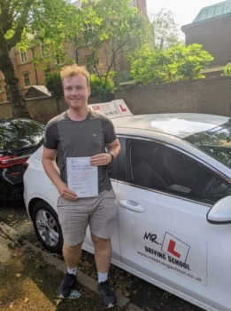 Congratulations to Morgan O´sullivan who passed his driving test 1st time in Cambridge on the 21-7-21 after taking driving lessons with MR.L Driving School.
