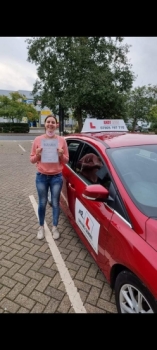 Congratulations to Indre who passed her driving test 1st time in Cambridge on the 18-10-21 after taking driving lessons with MR.L Driving School.
