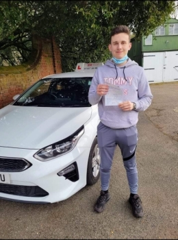Congratulations to Harrison Ward from Cambridge who passed his driving test on the 5-2-22 after taking driving lessons with MR.L Driving School.