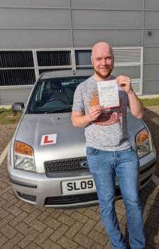 Congratulations to Callum Jackson who passed his automatic driving test 1st time in Cambridge on the 17-2-22 after taking driving lessons with MR.L Driving School.