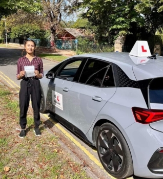 Congratulations to Lolaamai Jacobs from Waterbeach who passed her automatic driving test 1st time in Cambridge on the 14-9-22 after taking driving lessons with MR.L Driving School.