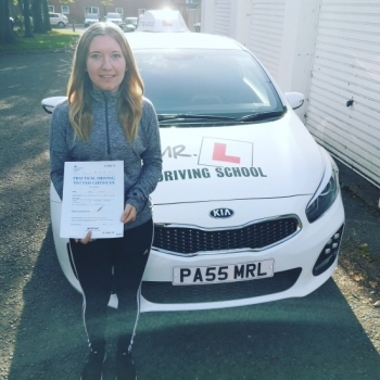 Congratulations to Marie Stubbings who passed 1st time in Cambridge on the 9-10-19 after taking driving lessons with MR.L Driving School.