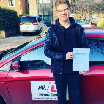 Congratulations to Jack Martin from Witchford who passed 1st time in Cambridge on the 12-11-19 after taking driving lessons with MR.L Driving School.