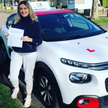 Congratulations to Leeanna from Cambridge who passed 1st time on the 3-2-20 with ZERO faults after taking driving lessons with #mrldrivingschool