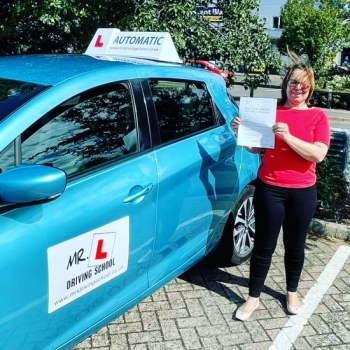Congratulations to Emma Reed who passed her automatic driving test 1st time in Cambridge on the 13-8-21 after taking driving lessons with MR.L Driving School.