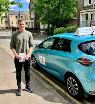 Congratulations to Ben Harbour who passed his automatic driving test 1st time in Cambridge on the 5-5-22 after taking driving lessons with MR.L Driving School.
