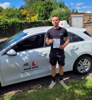 Congratulations to Billy Motram who passed his driving test 1st time in Cambridge on the 8-6-22 with just 3 minor driving faults after taking driving lessons with MR.L Driving School.