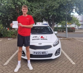 Congratulations to Jonah from Newmarket who passed his driving test 1st time in Cambridge on the 31-8-22 after taking driving lessons with MR.L Driving School.