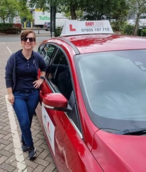 Congratulations to Jane Schlosser who passed her driving test 1st time in Cambridge on the 6-9-22 after taking driving lessons with MR.L Driving School.