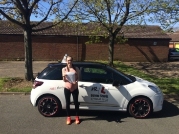 Congratulations to Louise from Newmarket who passed 1st time in Cambridge on the 4-5-16 after taking driving lessons with MRL Driving School