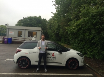 Congratulations to Aaron from Newmarket who passed 1st time in Cambridge on the 1-6-16 after taking driving lessons with MRL Driving School